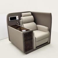 Nouveau Fauteuil Électrique Haut de Gamme 2025 au Design Moderne et Simple, Fauteuil Inclinable Médical de Massage Écologique avec USB en Bois pour Réception et Négociation