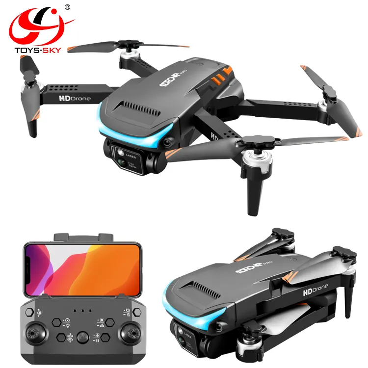 New Obstacle Avoidance WiFi Fpv 4K HD Dual Camera Foldable Quadcopter Toys RC Dron VS E99 K101 Max Drones