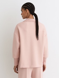 Ensemble de survêtement femme personnalisé et durable, coupe décontractée, couleur unie, manches longues, coupe ample, sweat-shirt et pantalon vierges pour l'automne - Product Image 4