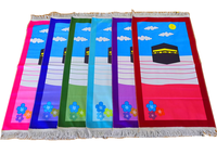 Tapis musulman pliable, Design personnalisé, cadeau islamique, tapis de prière éducatif pour enfants, tapis pour musulman