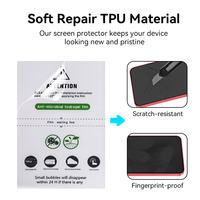 Film protecteur d'écran en hydrogel hygiénique, film TPU antimicrobien pour téléphone, TPU coréen 0,21 mm 120x180 mm, vente en gros