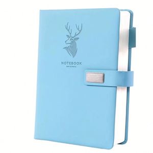 Carnets à couverture rigide X418 au meilleur prix, 200/360 pages, super épais, en cuir PU, format A5, journal personnalisé avec logo, carnet de notes - Product Image 1