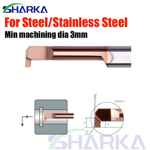 Utensile per Foratura SHARKA MGR 3/4/5/6/8/10 B3 L15 B5 L10 B4 L10, Utensili da Taglio per Tornio CNC, Frese per Foratura di Piccoli Fori in Lega di Acciaio al Tungsteno - Product Image 2