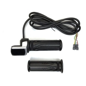 Poignées d'accélérateur <span class=keywords><strong>pour</strong></span> vélo électrique 36/48V, accélérateur rotatif <span class=keywords><strong>pour</strong></span> vélo électrique avec affichage de la puissance - Product Image 3