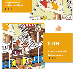 Rompecabezas 3D de Papel para Educación Temprana, Juguete de Aprendizaje DIY para Niños, Desarrollo de Inteligencia, Regalo Creativo para Niños - Product Image 3