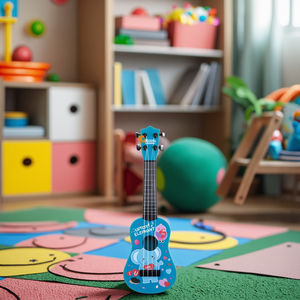 Vente en gros Jouet électronique de guitare <span class=keywords><strong>basse</strong></span> pour enfants Instruments de musique pour bébés avec fonctions d'apprentissage Batterie fournie Modèle importateur - Product Image 4