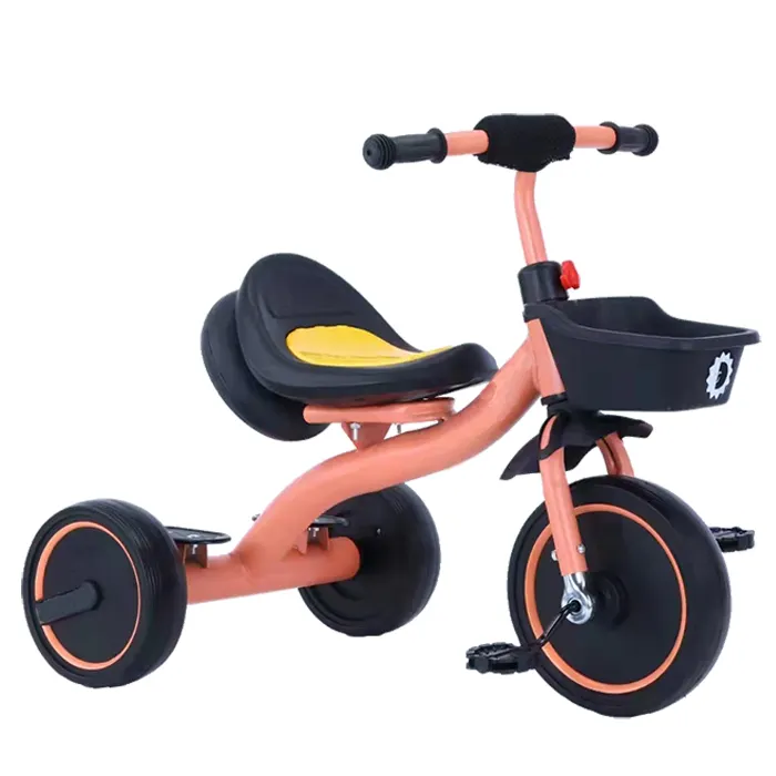 Triciclo de metal para niños pequeños, juguete de alta calidad para Navidad, venta al por mayor