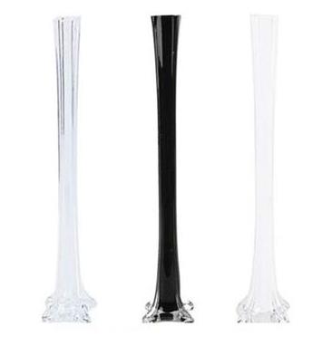 Черная/белая/прозрачная Цветочная башня, стеклянная ваза, свадебные центральные части для свадебного украшения