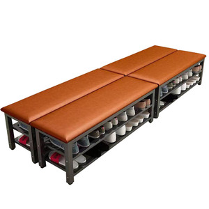 Chaise en <span class=keywords><strong>bois</strong></span> massif au style américain, avec repose-pieds, set pour chaussures - Product Image 2