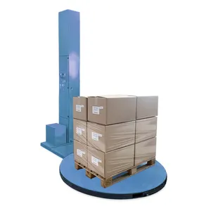 2024 Packing Height 1800-2400mm Film Protective Skid Machine Automatic Packaging Pallet Electric Stretch Wrappers