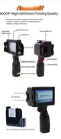 Impresora de Inyección de Tinta Portátil A3S, Cabezal de Impresión de 600 DPI, para Tela, Plástico, Vidrio, Cartón, Tubo, Código de Etiqueta de 2-12.7 mm, 25.4 mm, 50 mm