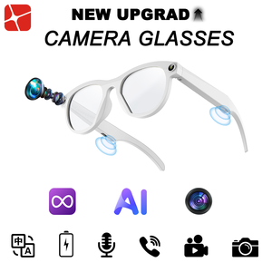 Custom Oem Ai Smart <strong>Glasses</strong> 8Mp Pixels Video Recording <strong>Glasses</strong> Wifi6 Ble4.2 Translation <strong>Glasses</strong> for Brand Wholesale - Product Image 1