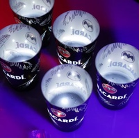 Led ışık fincan özel logo 12/14/16 oz yeniden kullanılabilir Led yanıp sönen içme kişiselleştirilmiş aydınlık bardaklar için Led bardak parti
