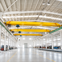 Pont roulant monopoutre de 3 tonnes avec palan électrique à câble à double vitesse pour atelier