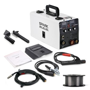 OFERTA ESPECIAL: Máquina de Soldar <span class=keywords><strong>MIG</strong></span>/MMA sin Gas, Grado Industrial, Alta Potencia, Doméstica, 220V, Tres Usos - Product Image 1
