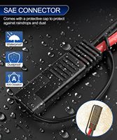 Câble d'extension YouLong 10AWG en cuivre PVC avec connecteur SAE XT60, adaptateur femelle, indice de protection IP67, pour générateur solaire 12V et alimentation portable