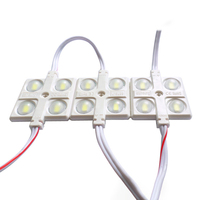 Module LED à injection blanc haute luminosité avec lentille, 3 LED 2W 5730, éclairage latéral, certifié ROHS, IP67, DC 12-24V