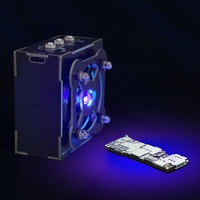 Lampe de séchage UV LED pour réparation de téléphones portables, ventilateur d'évacuation des fumées, refroidissement 2 en 1, séchage à l'huile verte, nettoyage de l'écran, dépoussiérage, rechargeable, IP55