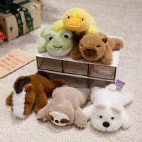Jouet en peluche magnétique animalier de 14 cm, 18 styles, aimant de réfrigérateur mignon, décoration, cadeau pour les amoureux des animaux, vente en gros