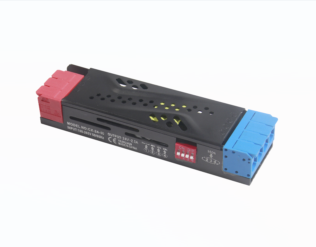 Драйвер Fabby SMPS 60 Вт DC12V 24V 5A 2.5A 60 Вт с регулируемой регулировкой питания DIP-переключатель 2 года гарантии