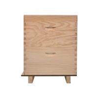Neuer Einzelner Bienenstock aus Kiefernholz mit Außenabdeckung Australischer Bienenstock