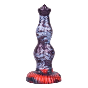 Liquid Silicone Big Knot Dog Monster Large Penis Vagina Sex Toy Fansty <b>Dildo</b> for Women With Strong Suction - Product Image 1