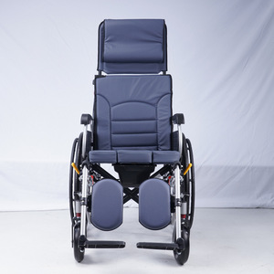 Fenghe Aluminum Alloy <b>Reclining</b> High Back Wheelchair Manual Foldable Ultra Lightweight For Elderly And Cerebral Palsy Users - Product Image 3