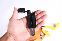 3-in-1 Durable Metal & Plastic Guitar String Winder & Bridge Pin Puller for Acoustic Guitar Bass Electric Guitars Tool