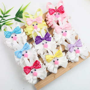 Pinza para <span class=keywords><strong>el</strong></span> Cabello de Primavera de Pascua, Diadema con Escultura de <span class=keywords><strong>Pollito</strong></span>, Accesorios para <span class=keywords><strong>el</strong></span> Cabello, Pinza de Conejito de Pascua, Accesorios para <span class=keywords><strong>el</strong></span> Cabello de Boutique para Niños - Product Image 3