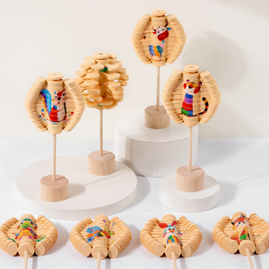 CPC CE-<span class=keywords><strong>Spiral</strong></span> Tree - Piruleta Giratoria de Madera con Secuencia de <span class=keywords><strong>Fibonacci</strong></span>, Juguete Infantil Interesante para Aliviar el Estrés - Product Image 6