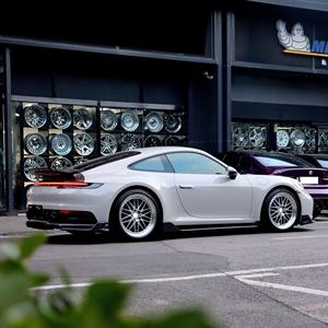 ล้อฟอร์จ 2 ชิ้นสั่งทำพิเศษ สีทองเงิน รุ่น Reissue BBS LM ขนาด 18 19 20 21 นิ้ว สำหรับรถยนต์ <span class=keywords><strong>Porsche</strong></span> 991 992 911 <span class=keywords><strong>987</strong></span> 981 982 718 - Product Image 3