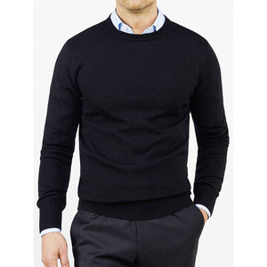 Maglione 2024 lavorato a maglia da <span class=keywords><strong>uomo</strong></span> <span class=keywords><strong>Slim</strong></span> <span class=keywords><strong>Fit</strong></span> girocollo felpa tinta unita Casual a maniche lunghe maglioncino da <span class=keywords><strong>uomo</strong></span> - Product Image 1