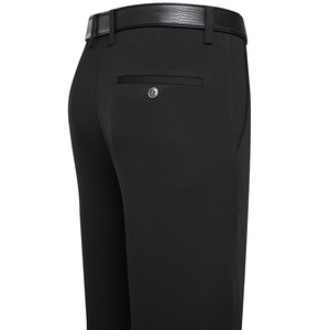 Vente chaude nouveaux pantalons décontractés pour hommes d'âge moyen printemps et automne mince jambe droite ample taille haute pantalons pour hommes pantalons de papa - Product Image 2
