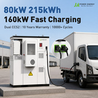 Système de Stockage Solaire 80KW 215KWH JApower Tout-en-un avec Onduleur Hybride Solis 160KW Chargeur Rapide DC Batterie PV