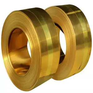 Brass Strip Copper Skin Slitting Machine Brass Strip Precision Rolled And Pressed 0.8mm Thick H65 Copper Strip