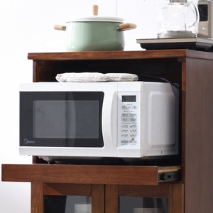 <span class=keywords><strong>Four</strong></span> à micro-ondes combiné Armoire <span class=keywords><strong>de</strong></span> cuisine en bois massif avec rangement et tiroirs - Product Image 5