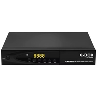 Décodeur TV HD 4K Quad Core DVB-T2/S2/C Q-BOX TG-555 avec Android 15, WiFi 802.11ac, 1080p, Exportation Commerciale Internationale