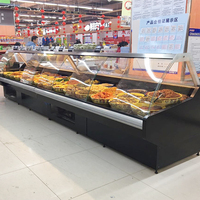 Panier présentoir de comptoir de service autonome, équipement de boucher pour la viande,
