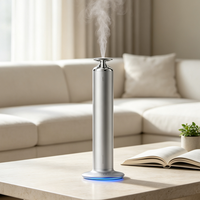 Diffuseur d'huiles essentielles en alliage d'aluminium grande capacité 3004 H2S 100 ml, contrôle par application, machine à parfum sans eau à double liquide