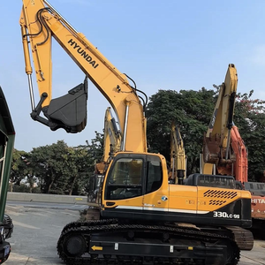 Excavatrice d'occasion Hyundai 330lc-9s 2023 d'origine, 33 tonnes, avec moteur, boîte de vitesses, pompe et PLC, puissance de 160 kW pour travaux de construction - Product Image 2