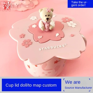 <span class=keywords><strong>PVC</strong></span> phim hoạt hình búp bê Silicone nắp chai sáng tạo <span class=keywords><strong>3D</strong></span> ba chiều thả cao su mềm bụi che nhựa móc chìa khóa - Product Image 2