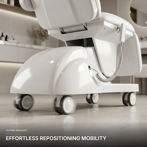 Tables de <span class=keywords><strong>massage</strong></span> inclinables de luxe léger avec base en <span class=keywords><strong>bois</strong></span>, lit de beauté électrique, civière de <span class=keywords><strong>massage</strong></span> pour les installations de loisirs - Product Image 4