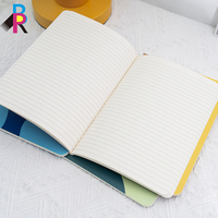 Carnet à couverture souple personnalisé haut de gamme pour réunions d'affaires, reliure à feuilles pliées, bande élastique, écologique, faible MOQ