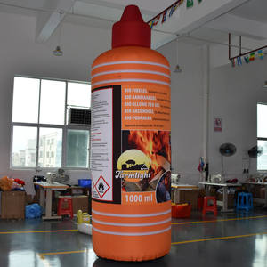 Lampe de ferme géante pour publicité extérieure Modèle gonflable d'allume-feu en gel accélérateur de feu de joie Modèle gonflable pour promotion - Product Image 2