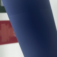 Boîte cadeau de luxe en papier simple 150 g/m² bleu foncé, finition mate, toucher doux, en pâte de bois vierge, pour emballage électronique et parfums