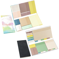 Diviseurs de pages autocollants en PET, blocs-notes adhésifs colorés et translucides pour le bureau et l'école