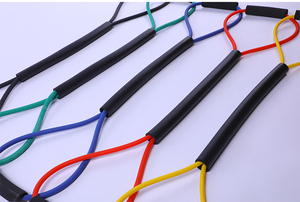 8 Hình Dạng Boxing Speed Train Pilates Căng Thẳng Kháng Rope Stretch Kéo Lên Ban Nhạc Phụ Kiện Phòng Tập Thể Dục Ngực Nhà Phát Triển Với Xử Lý - Product Image 3