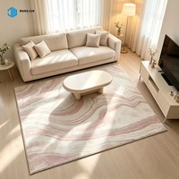 Tapis imprimé en fourrure de lapin, style moderne, design personnalisé, tapis moelleux imprimé, salon, tapis en fourrure de lapin imprimé 3D, fabriqué à la machine