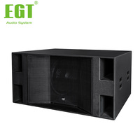 Double subwoofer 21 pouces 2400W crête 8000W prix d'usine à haut taux de puissance