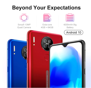 Blackview A80s 4GB+64GB Smartphone 4200mAh 6.21'' HD+ Android 10.0 Octa Core Fotocamera Quadrupla 13MP Sblocco con Riconoscimento Facciale Telefono Cellulare 4G LTE - Product Image 2